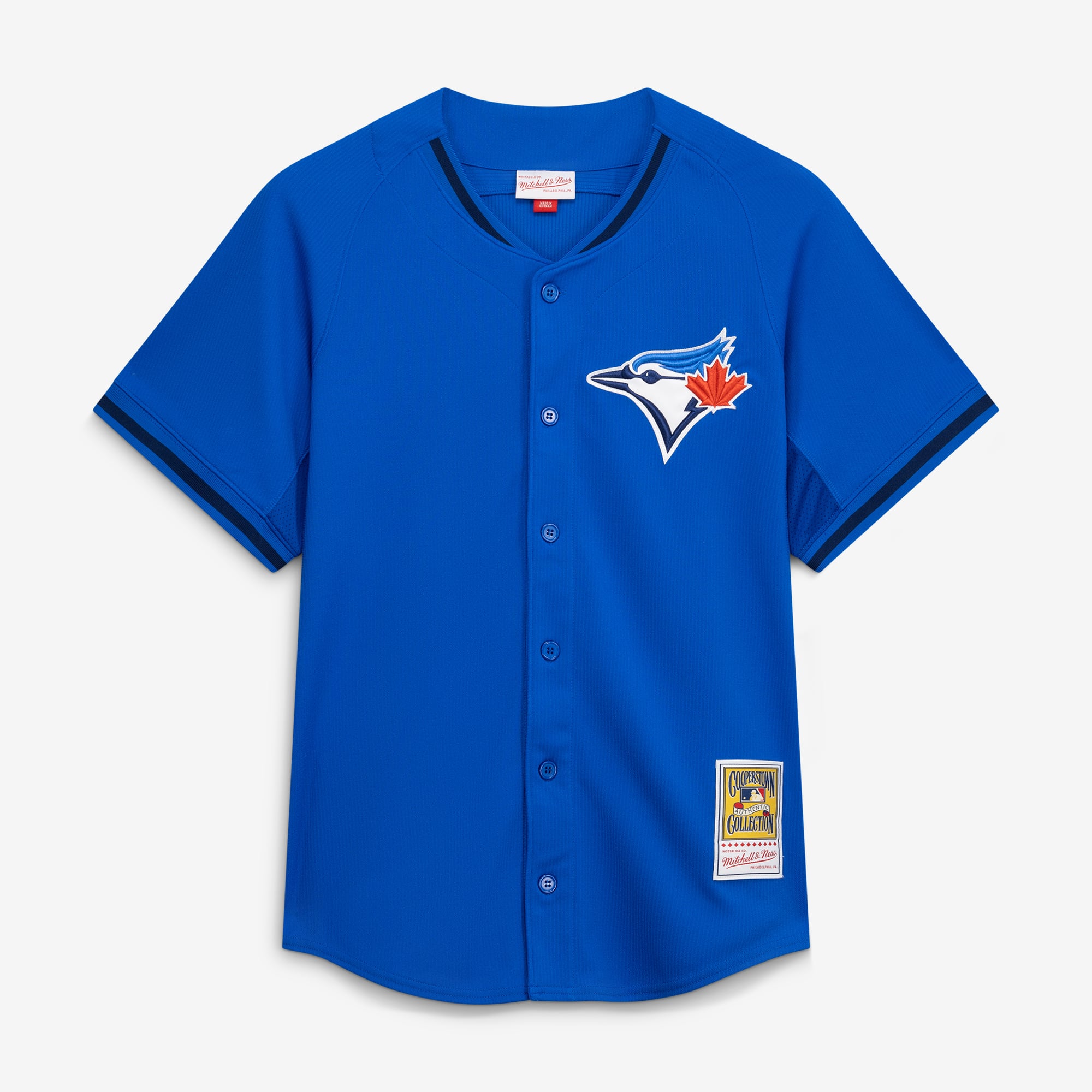Men's Mitchell & Ness Jose Bautista Royal Toronto Blue Jays Authentic Batting Practice Jersey